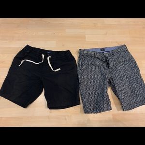 Two 2x J. Crew shorts
